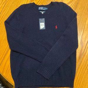 Polo, Navy, Sweater